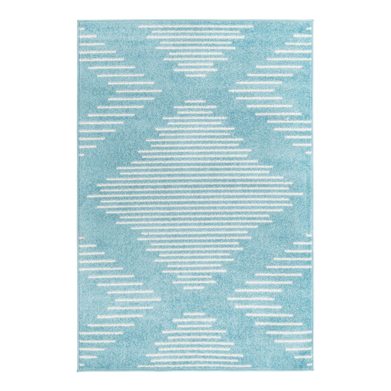 Katlain Geometric Indoor Rug, Rectangle 4'1" x 6'1"
