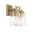 Averi 2 - Light Dimmable Vanity Light in Warm Brass-1503410881