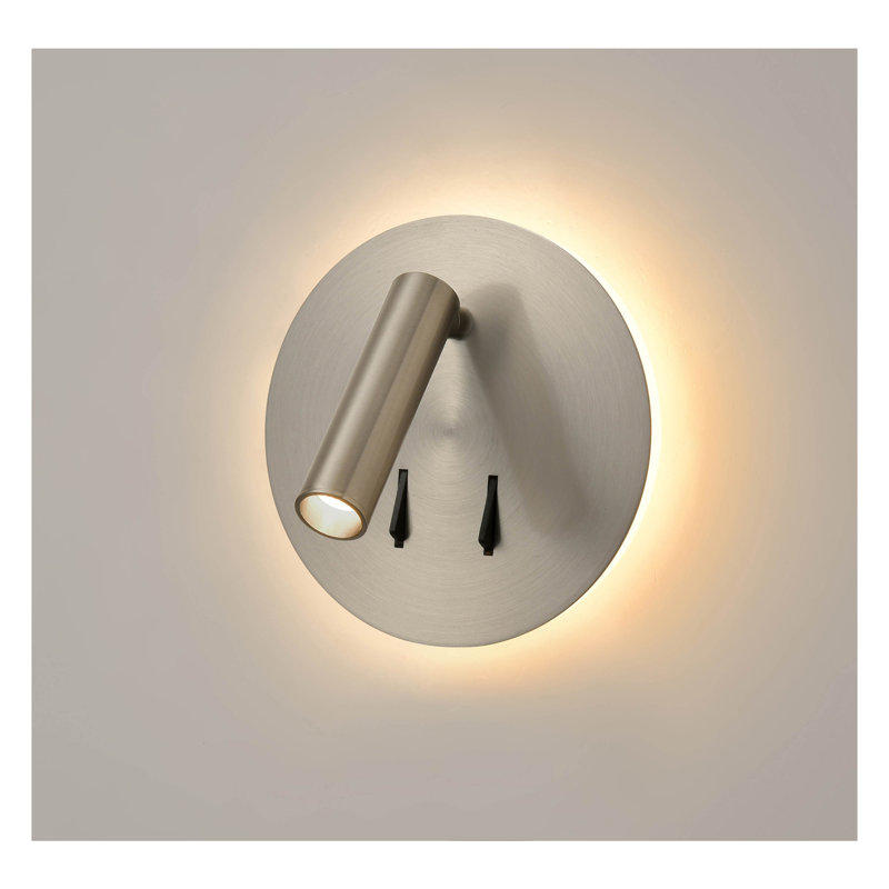 Barneys LED Spotlight, Satin Nickel
