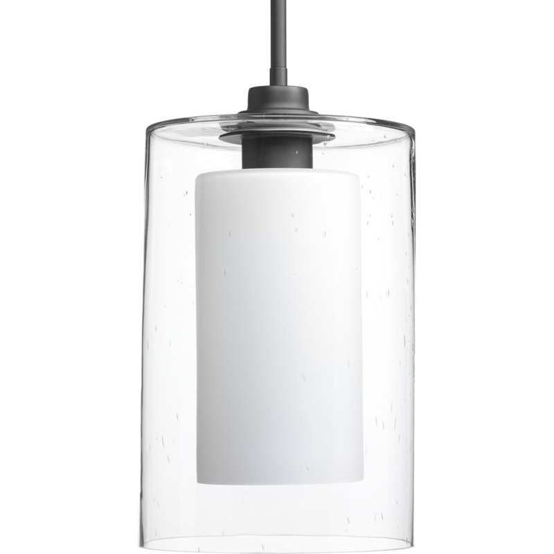 Lewter 1 - Light Single Pendant, 13.5" H x 7.75" W x 7.75" D, Graphite