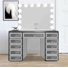 Ensemble coiffeuse Hollywood avec miroir
