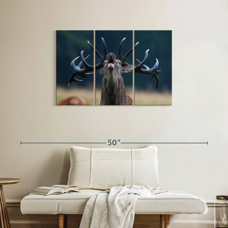 Deer Scream, 24" H x 38" W