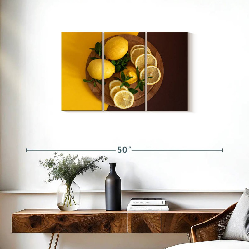 Yarlin Lemon Fruit Board, 20" H x 33" W