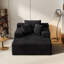 Corduroy Upholstered Recliner with Handle Operation and Deep Seat for Living Room or Bedroom Comfort
