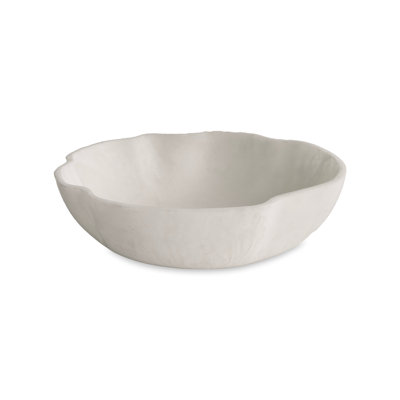 Grand bol rond ondulé en résine RESIN