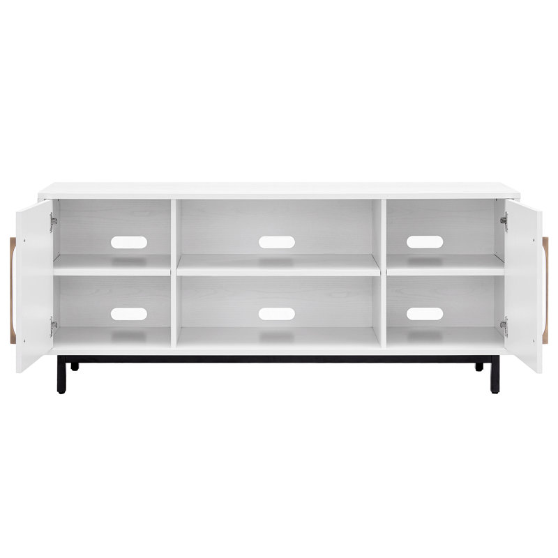 Friley Unfinished TV Stand for TVs up to 65", White