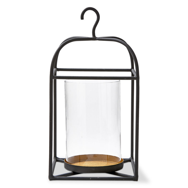 Pilier de table en fer, H 17 po x l 9 po x P 9 po