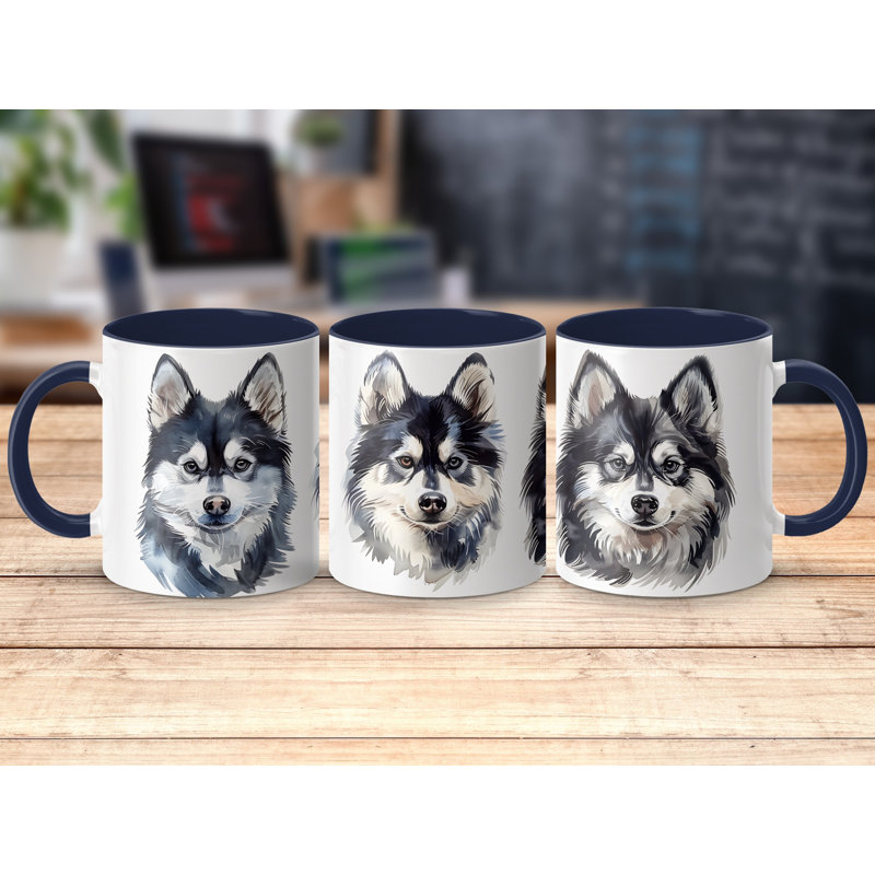 Mug, 3, Navy