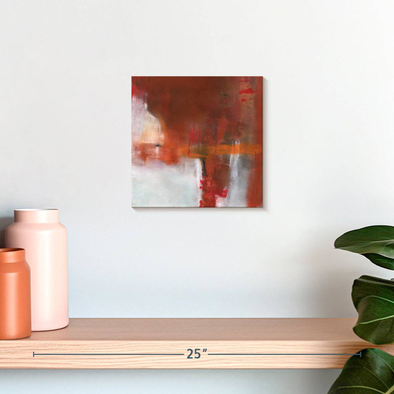 Crimson, 10" H x 10" W
