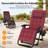 Zero Gravity Chair With Cushion, Adjustable Reclining Patio Lounge Chair With Aluminum Alloy Lock System, Foldable Outdoor Recliner With Cup Holder Tray, Portable Lawn Chair For Patio, Camping & Poolside-291404206
