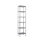 Signature Designs Sashay Silver Slim Etagere
