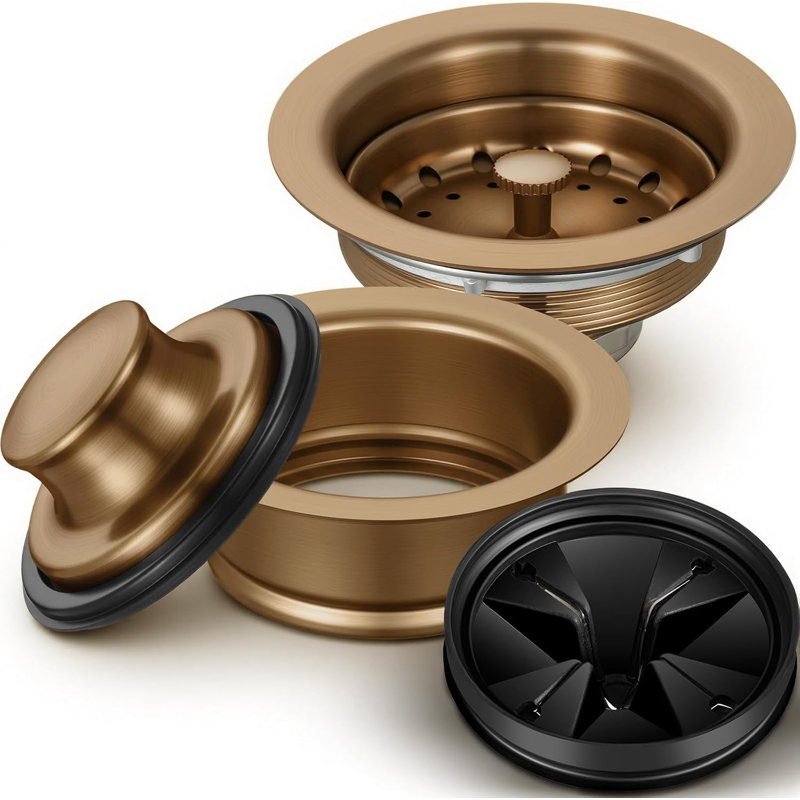 Kitchen Sink Drain for Garbage Disposal,Champagne