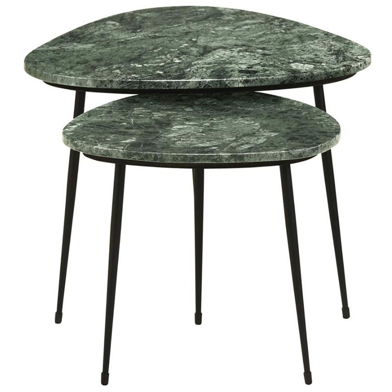 Kachine Marble Top Nesting Tables