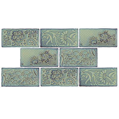 Antic Feelings 3" x 6" Ceramic Patterned Subway Tile