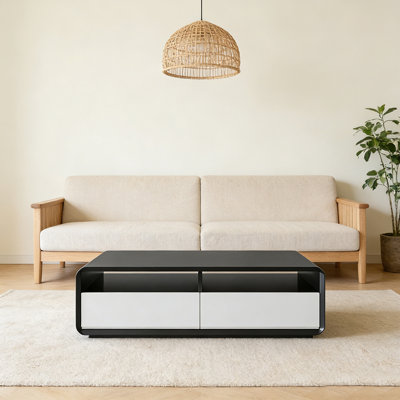 Table basse de luxe avec tiroir silencieux