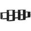 Wall Shelf Black Oak Engineered Wood-1795580659