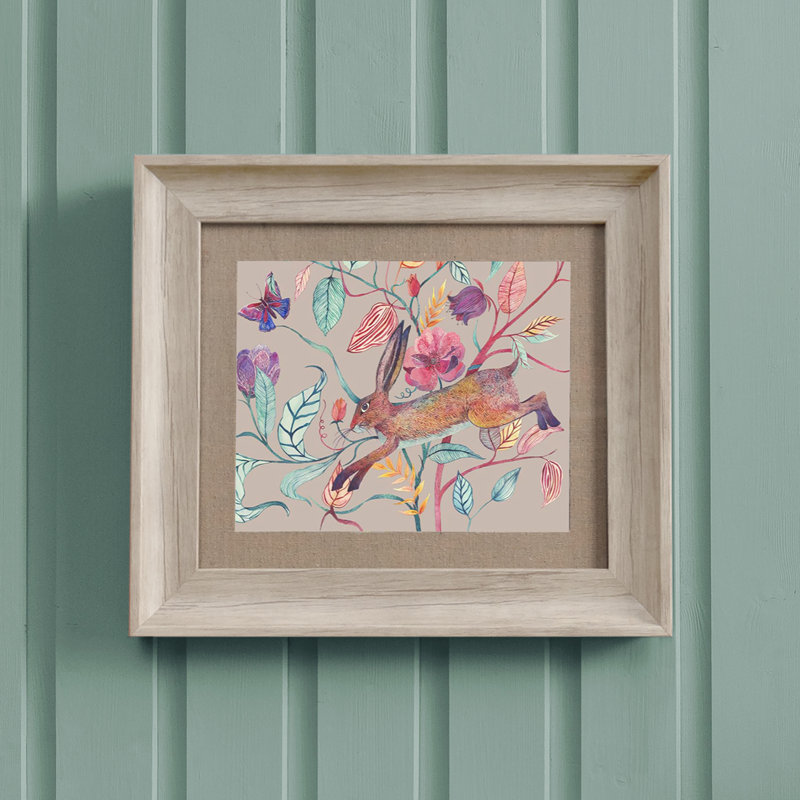 Hansel Hansel Hare - Single Picture Frame Print
