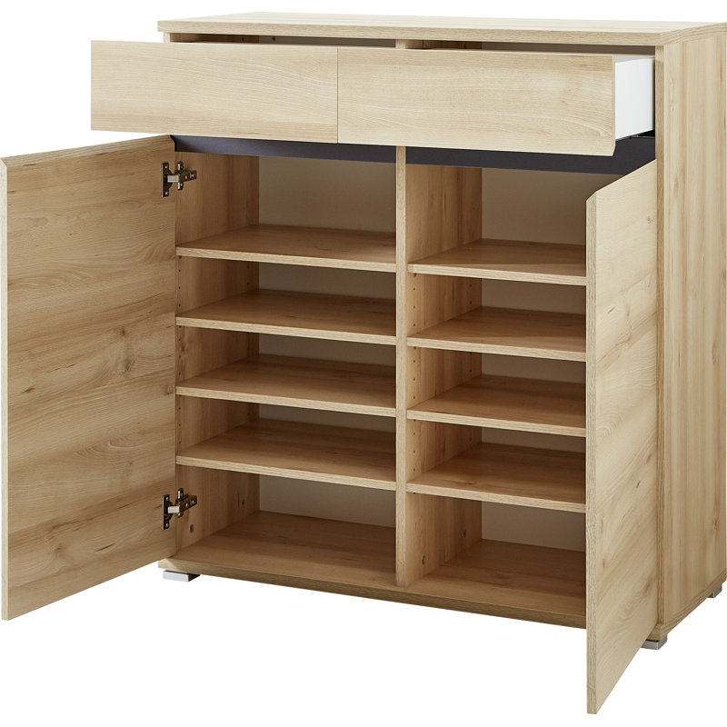 Lissabon 20 Pair Shoe Storage Cabinet