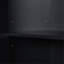 Bathroom Storage Cabinet With Two Laundry Baskets, Storage Cabinet With Doors And Drawer For Home, Black