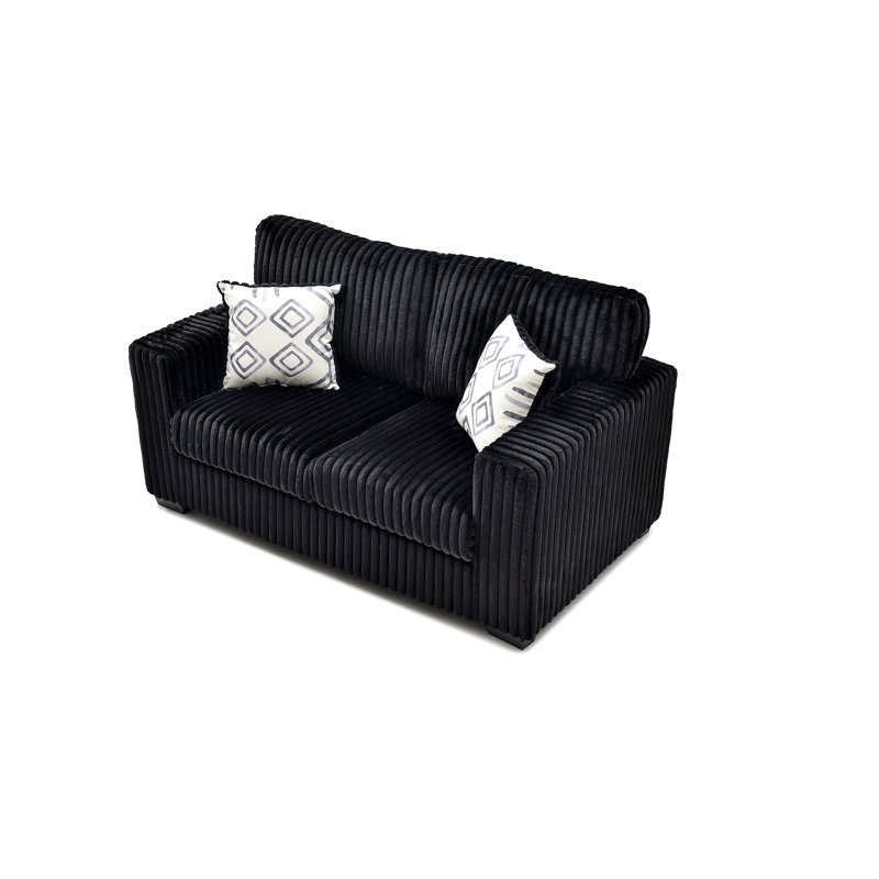 Causeuse Teddy G00183A-L NOIR