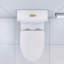 Toilette allongée une pièce - blanc