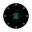  Asscher Vegan Leather Round Pebble Placemat-118138299