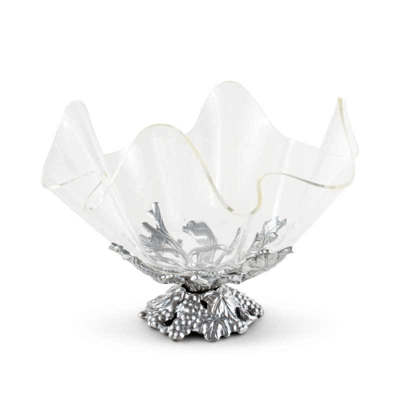 Arthur Court Designs Grape Aluminum Fruit Bowl