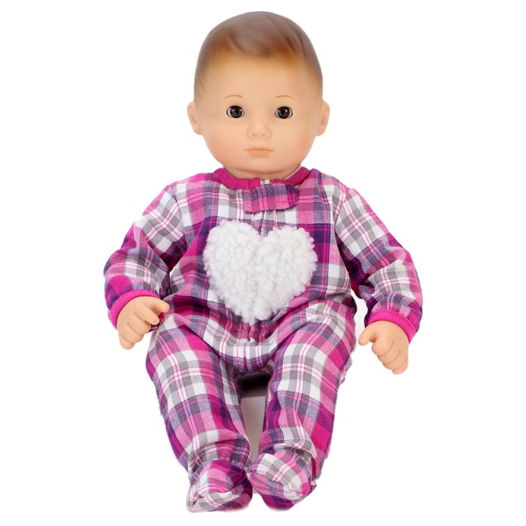  Sophia's 15 Baby Doll 3 pc. Pajama Set with Long