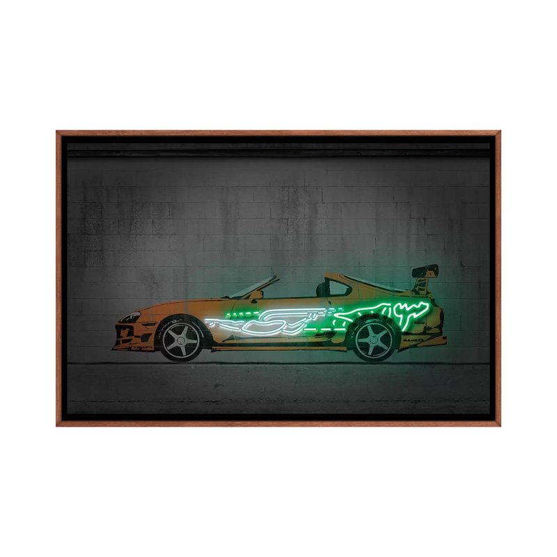 « Supra » par octave Mielu-impression d’art graphique, Pas de tapis, H 40 po x l 60 po x 1,5 po, Cadre bois classique