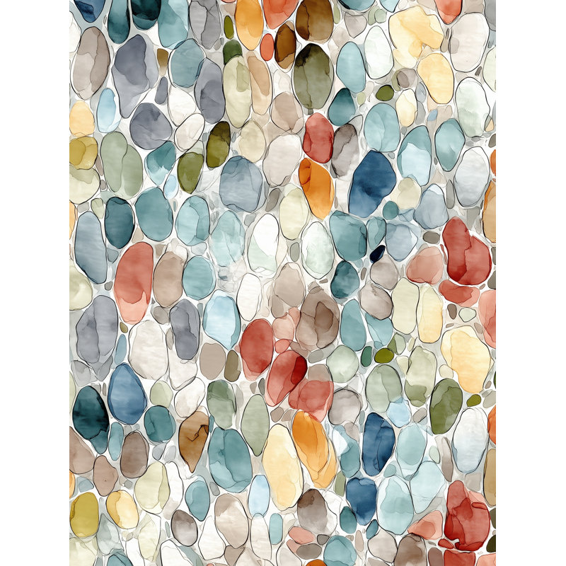 Geometric Wallpaper Vibrant Removable Eclectic Wall Double Roll