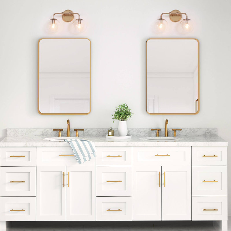 Éclairage pour salle de bain 2 lumières à intensité variable Ledger