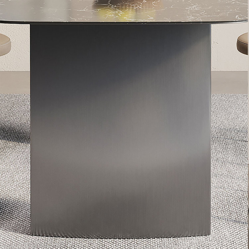 Reynal Metal Base Dining Table, 29.5" H x 70.9" L x 35.4" W