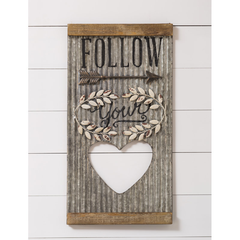 Farmhouse Wall Decor on Metal