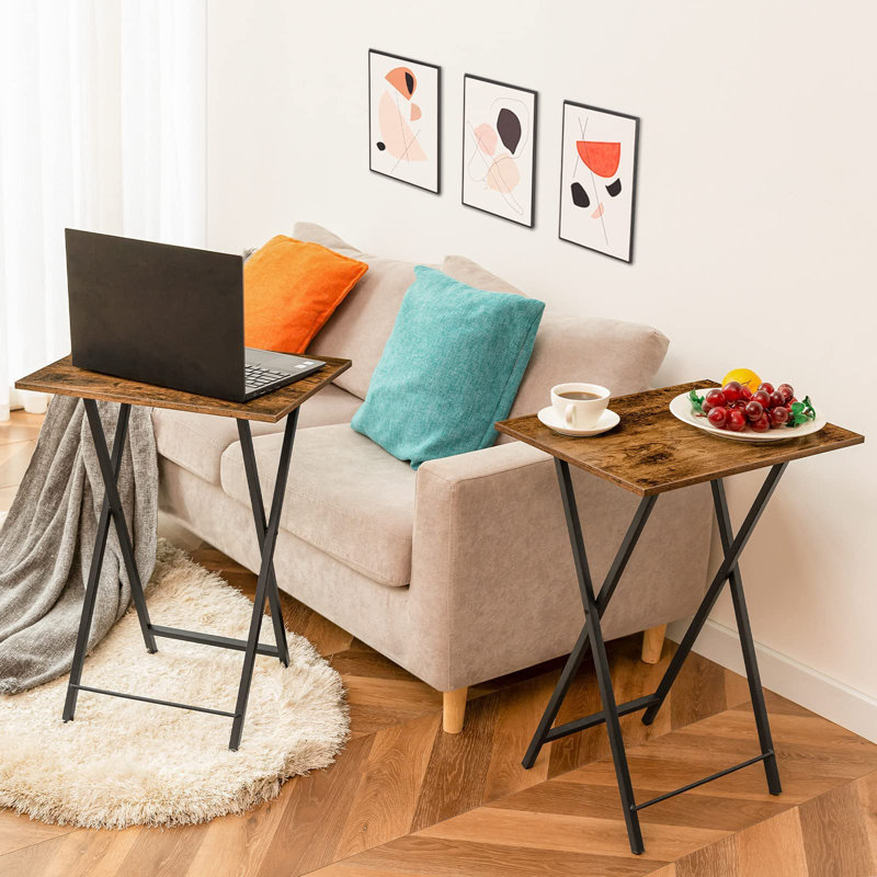 Anaid Cross Legs Side Table Set