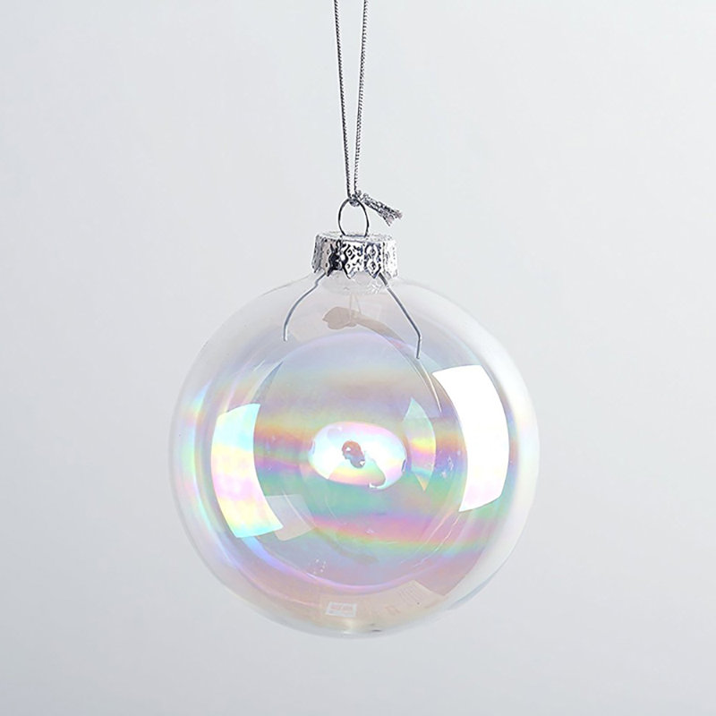 8cm Glass Bauble