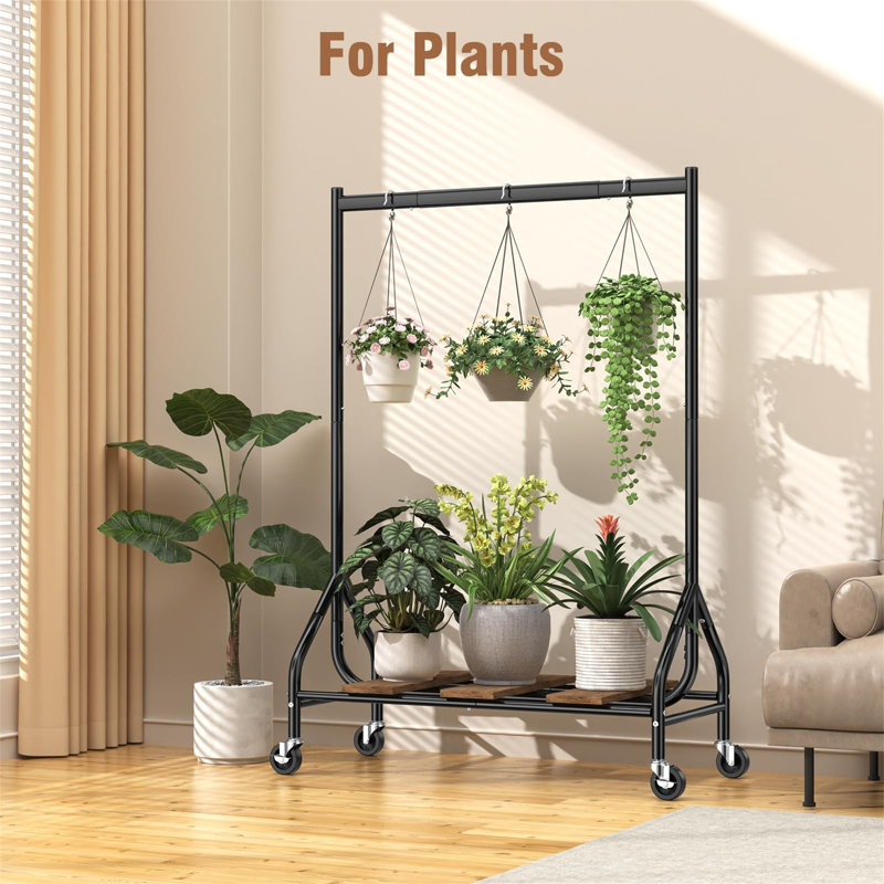 110cm Rolling Clothing Rack