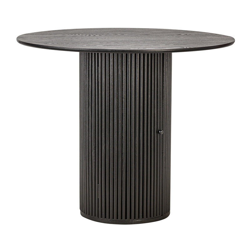 Table de salle à manger Walton, Noir, noir, noir, noir, Noir, noir, noir, noir
