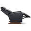 Fauteuil inclinable berçant en cuir Kodie-113143067
