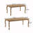 Jair 8-Person Dining Table Set With Upholstered Chairs & Expandable Table-129681244