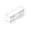 Meuble télé, 60 po, console, meuble multimédia, armoire de rangement, salon, chambre à coucher, stratifié, transitionnel-247498645