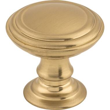 1-1/8 x 1/2 Inch Transition Rectangle Cabinet Knob, Satin Gold