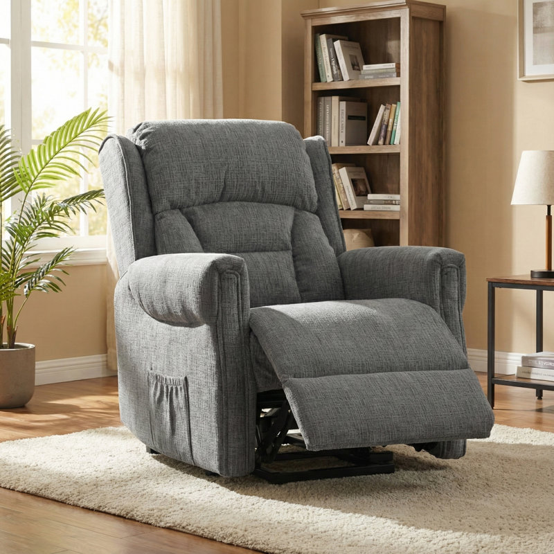 83cm Wide Lift Assist Standard Recliner, Grey