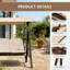 3-Seat Patio Swing Chair