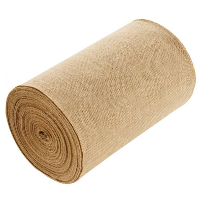 Rouleau de toile de jute en toile de jute 14 po x 150 pi pour artisanat et plantes