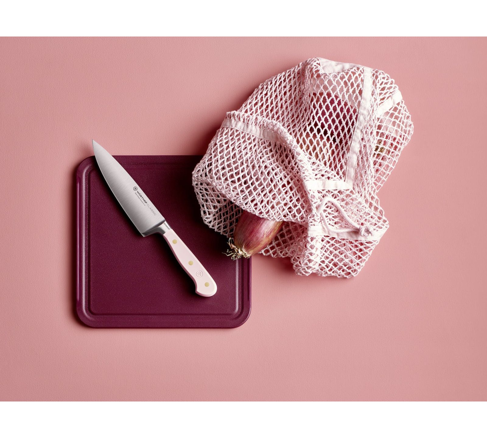 WÜSTHOF Classic Color Pink Salt 6" Chef's Knife, Pink Himalayan Salt, 6"