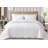 Diamond Ruffle Microfiber Quilt Set-88061308-88061306
