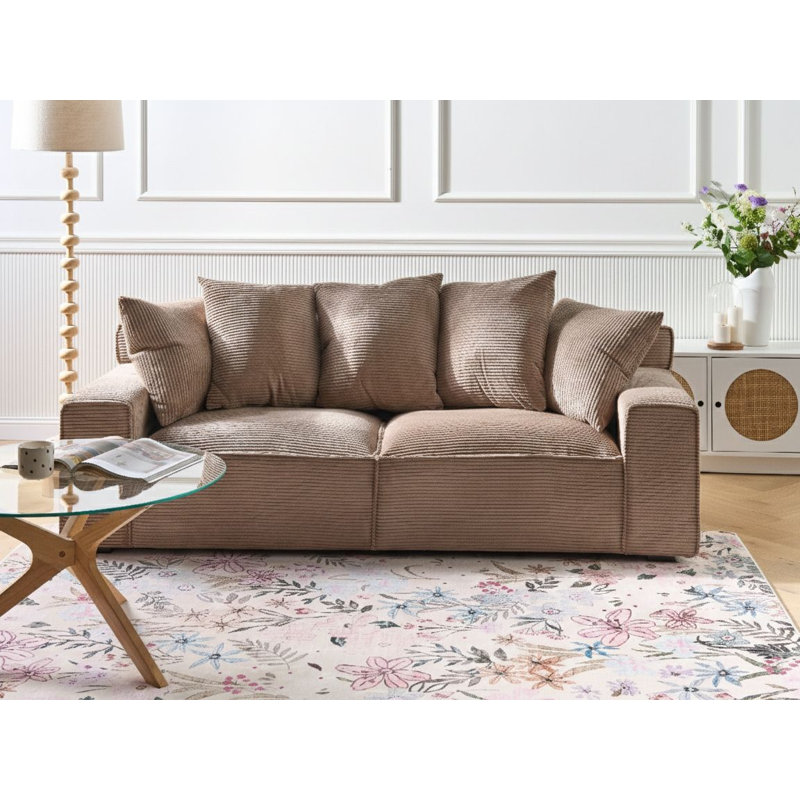 3 Seater Corduroy Sofa