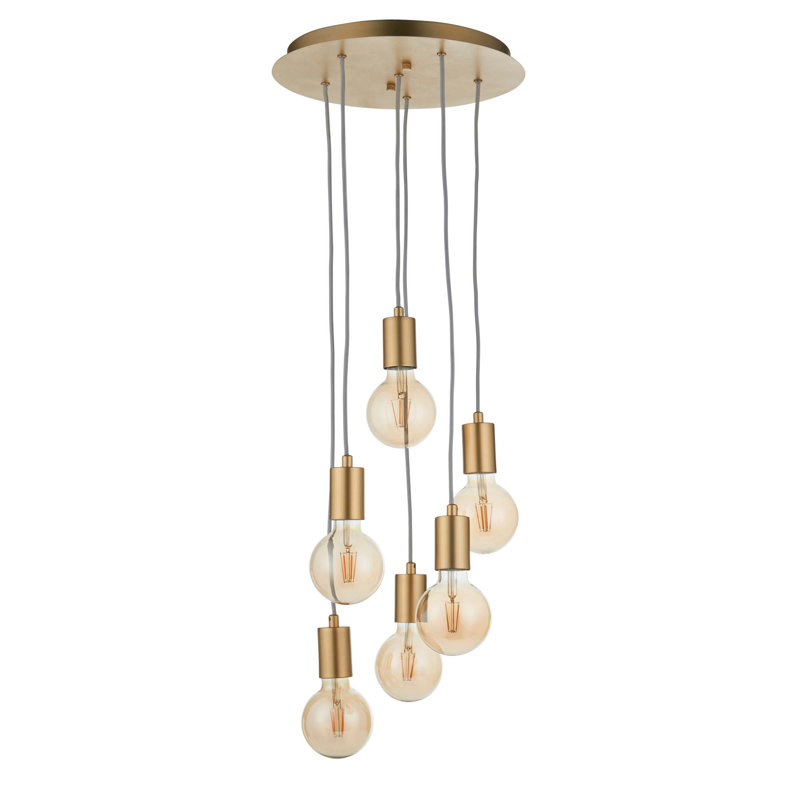 Drishya 6 - Light Cluster Pendant, Gold