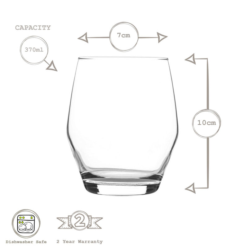370ml Whiskey Glass, 12