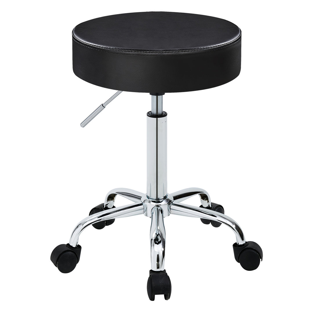Raynette Lab Stool Orren Ellis Seat Color: Black